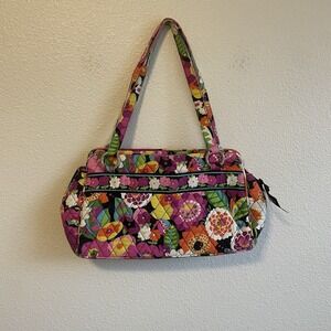 Vera Bradley VA Bloom Tote Shoulder Bag‎ Medium With Lots Of Pockets Floral